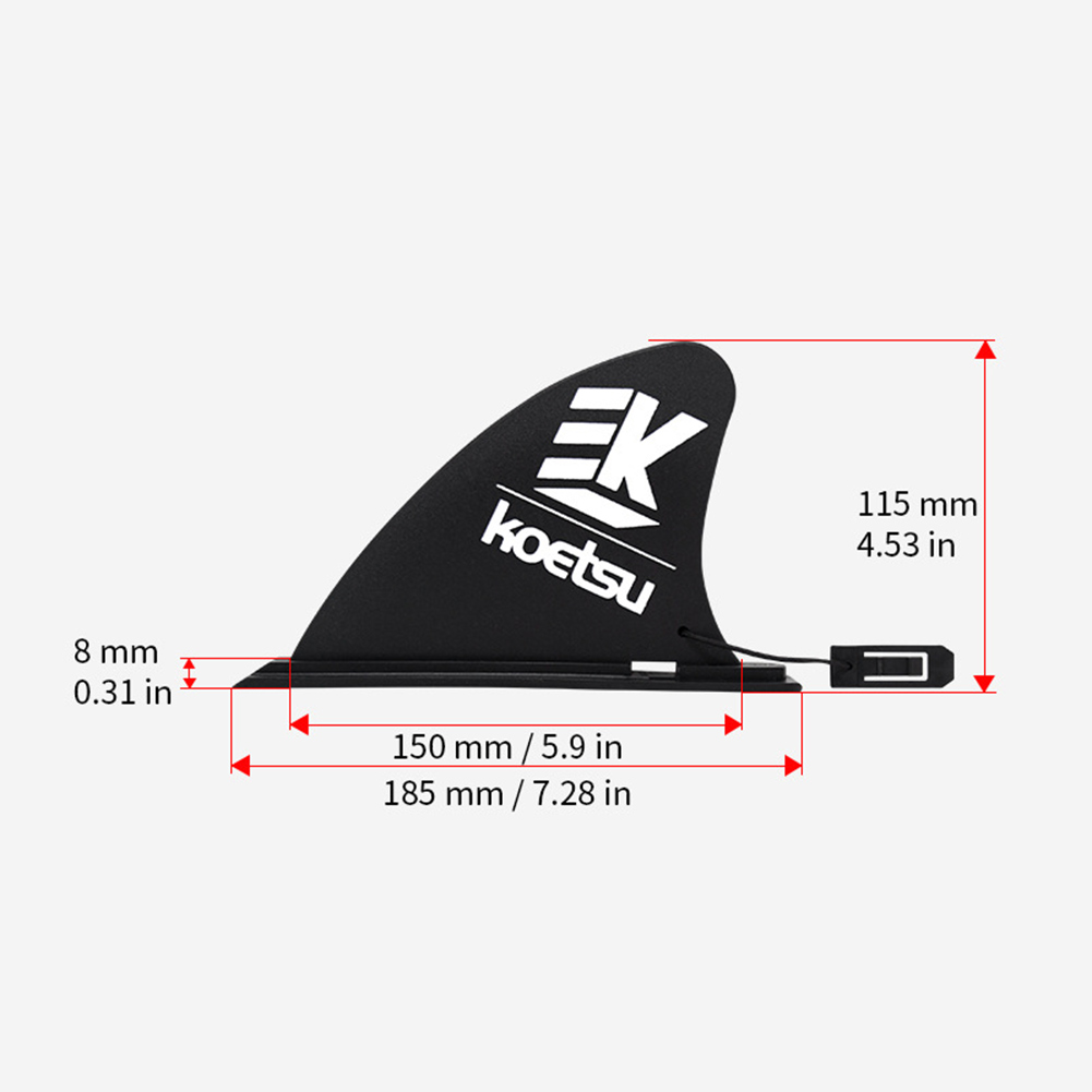 thumbnail image 2 of Aleta de tabla de remo de liberación rápida aleta de Longboard desmontable para tabla de surf larga, 2 of 9