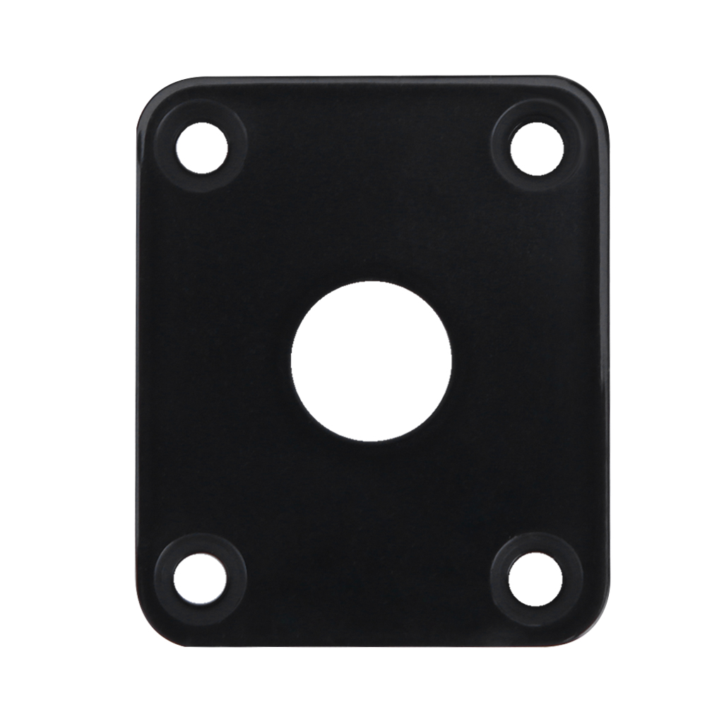 thumbnail image 4 of Placas de enchufe de salida de guitarra cuadradas para bajo LP negro 2 uds, 4 of 9
