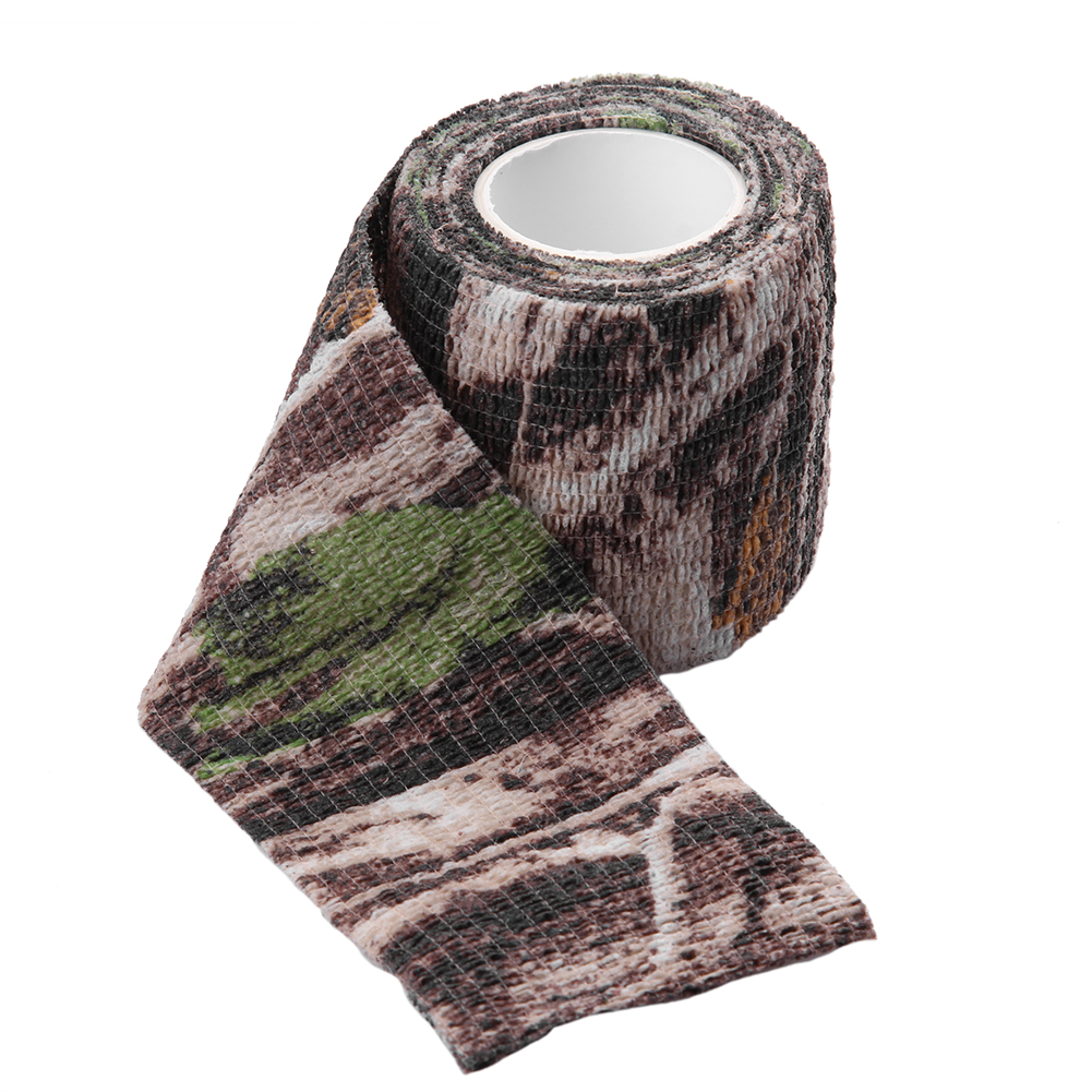 Vendaje para brazo de 5x5cm vendaje atlético de tobillo de camuflaje no tejido suministros elásticos para exteriores
