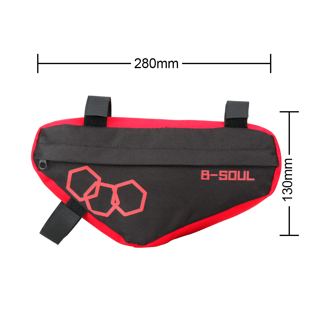 thumbnail image 2 of Bolsa de bicicleta de montaña portátil al aire libre Bolsa de cuadro colgante de tubo delantero de bicicleta triangular, 2 of 9
